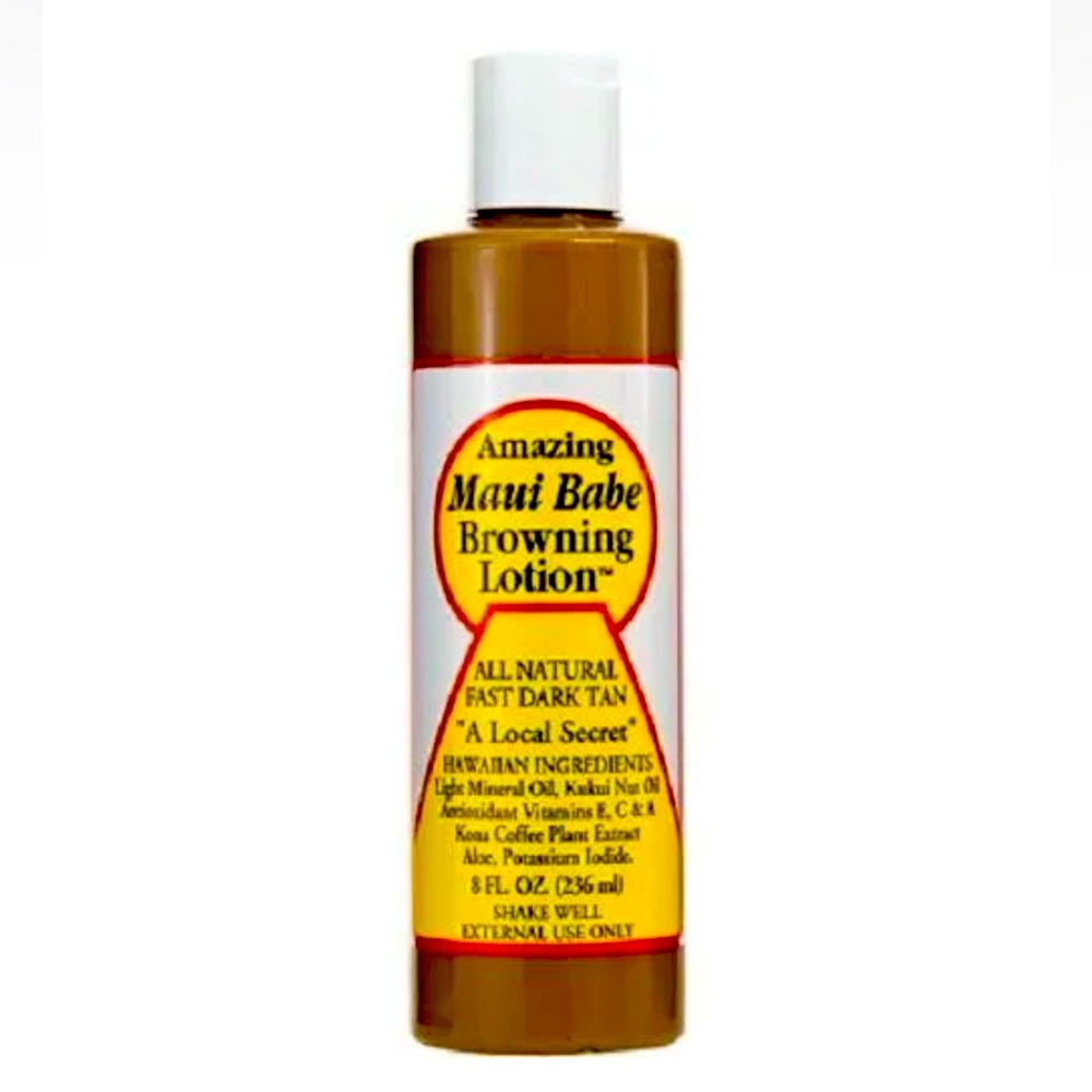 Maui Babe Browning and Tanning Lotion 8oz Antioxidants Vitamins Viral Hawaiian - Picture 1 of 4